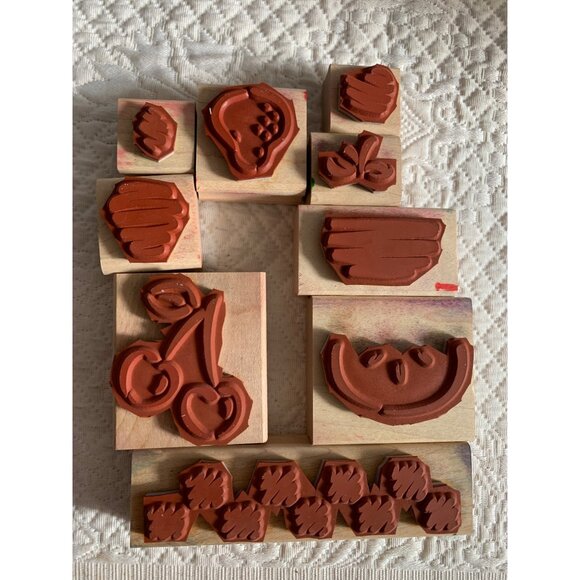 Stampin Up Fruit Medley Rubber Stamp Set - Picture 2 of 9